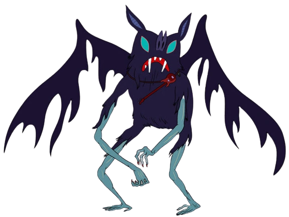 Marceline as a bat